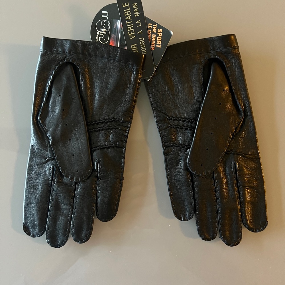 NWT Men’s Leather Sport Driving Gloves size Large (9)